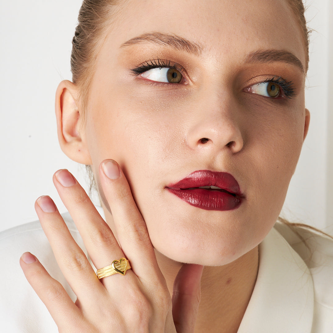 Kalpli Hasır Yüzük - 925 GÜMÜŞ