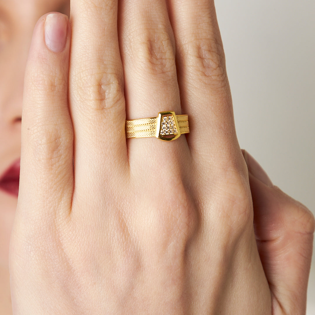 Hasır Yüzük - 925 GÜMÜŞ