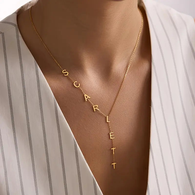 İsimli Tasarım Kolye - 925 Gümüş