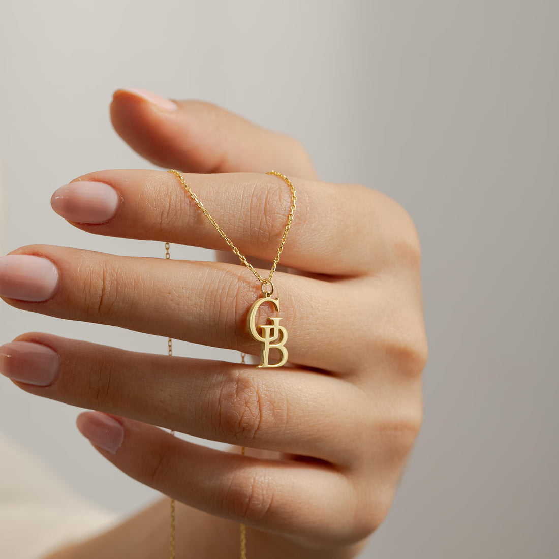 Anlamını Taşıyan Harf Charm Kolye | 925 Ayar Gümüş