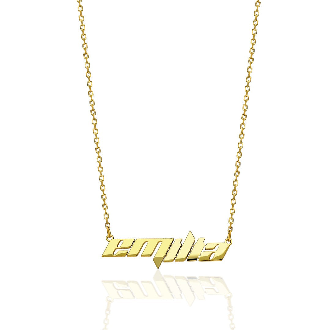 Karışık İsimli Kolye - 925 GÜMÜŞ