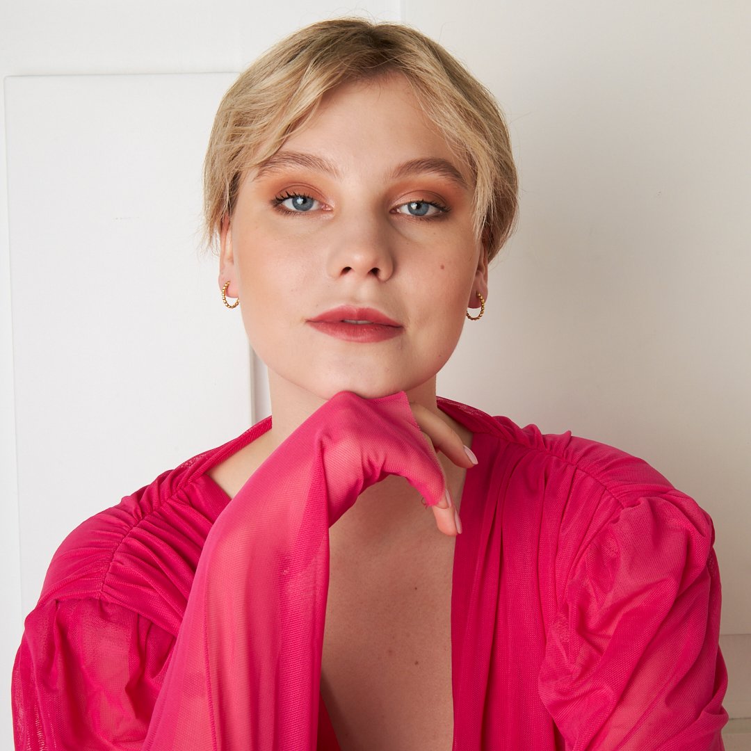 Dorica Halka Küpe - 925 GÜMÜŞ