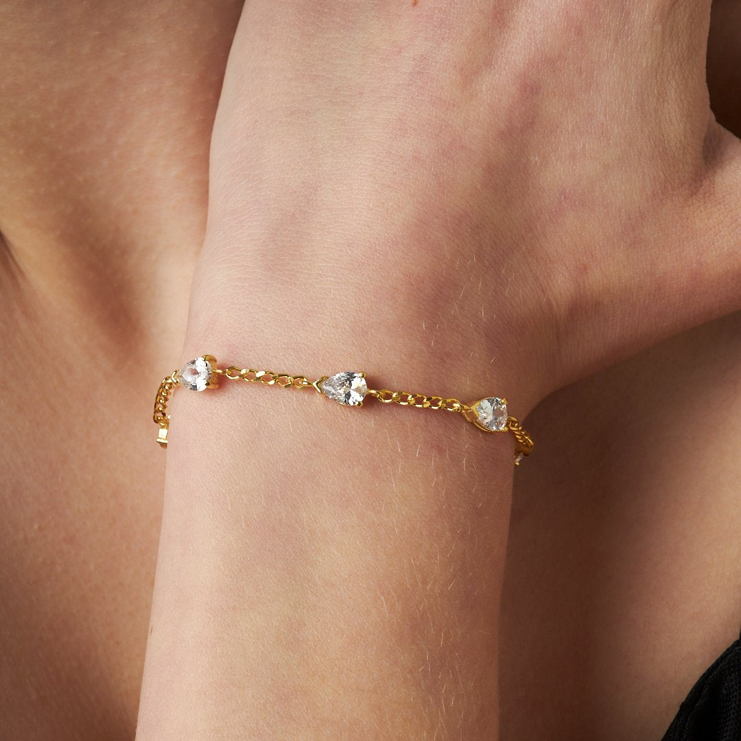 Gözyaşı Bilezik - 925 GÜMÜŞ