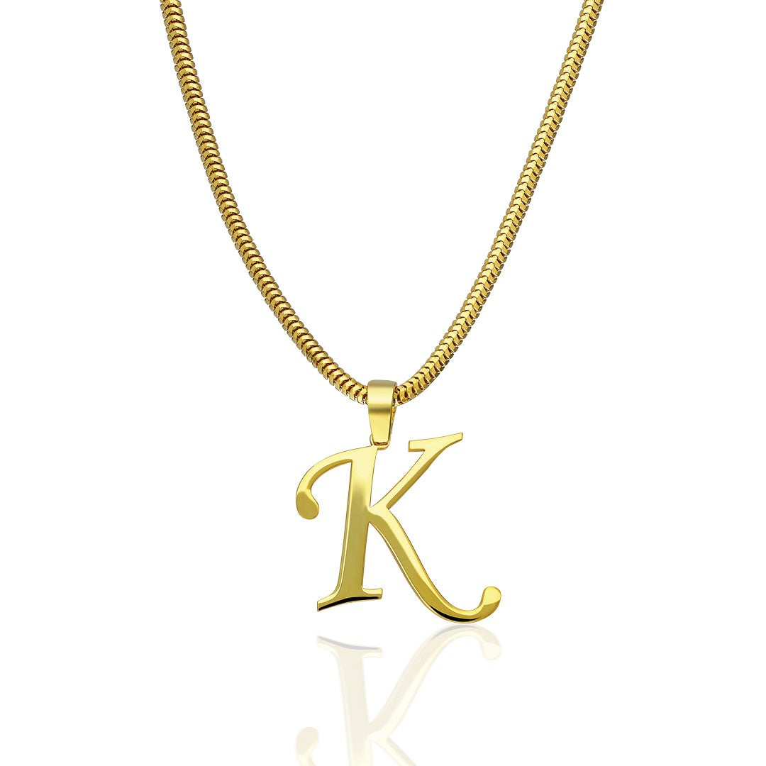 Tek Harfli Kolye - 925 GÜMÜŞ