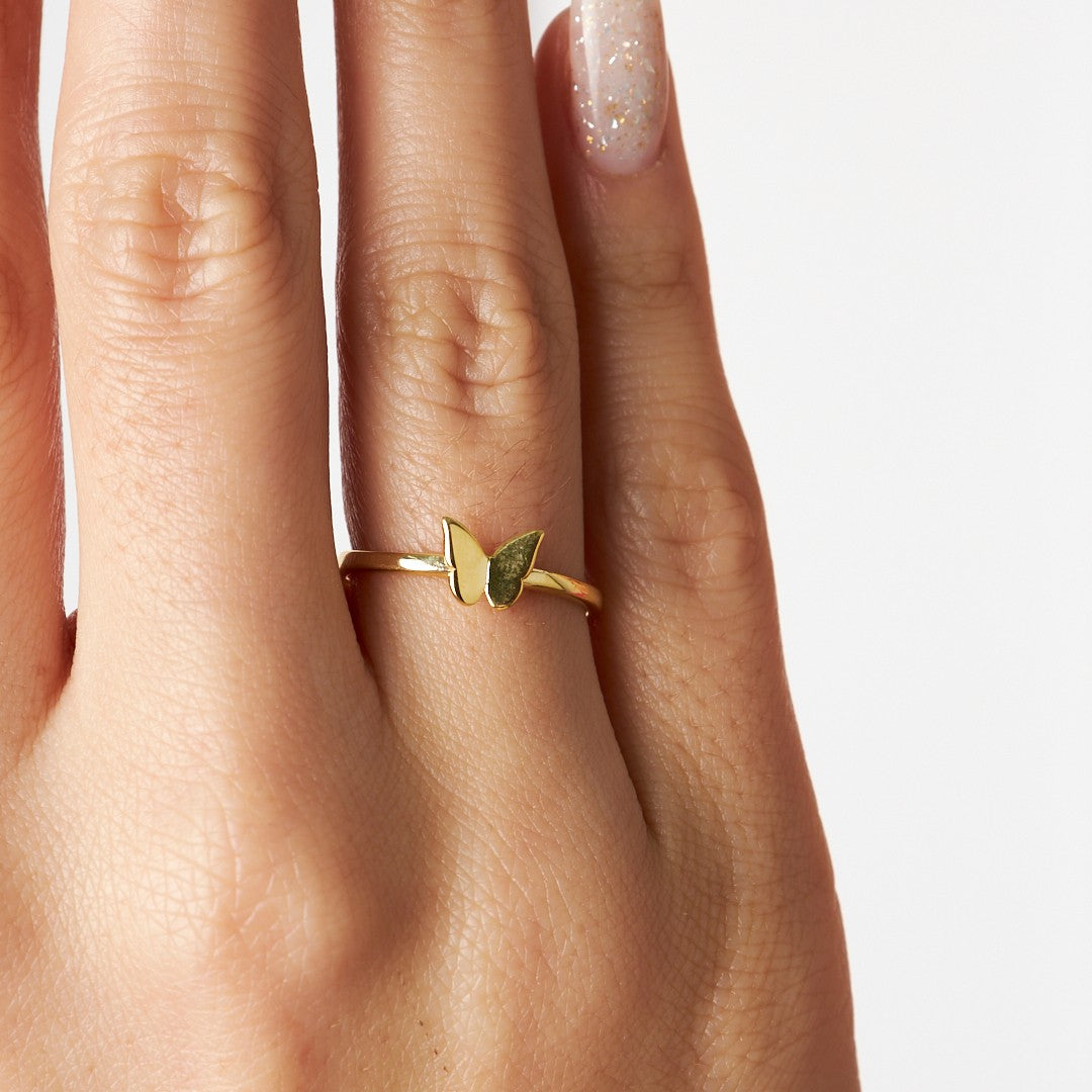 Kelebek Şıklık Yüzük - 925 GÜMÜŞ