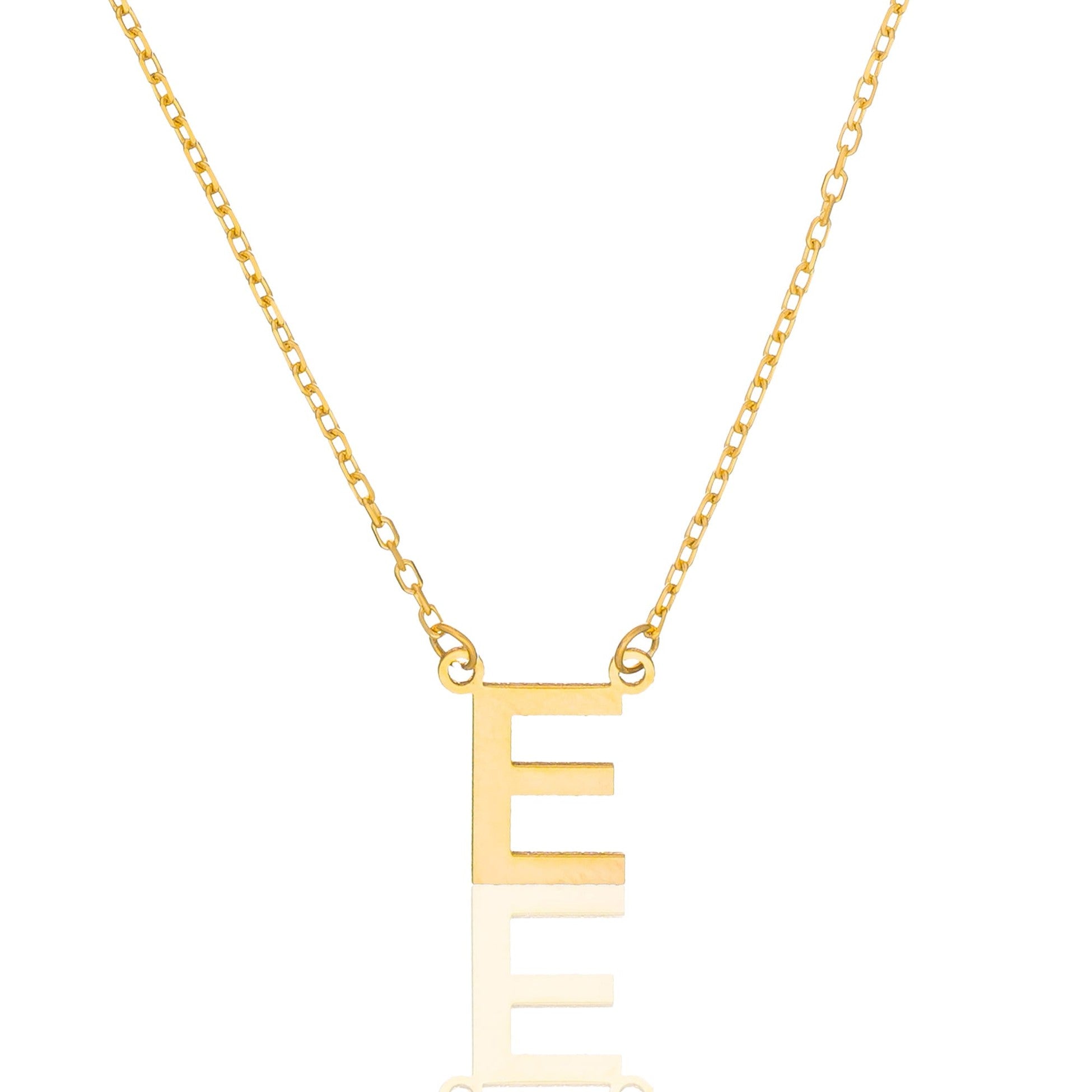 Taşsız Harf Kolye - 925 GÜMÜŞ