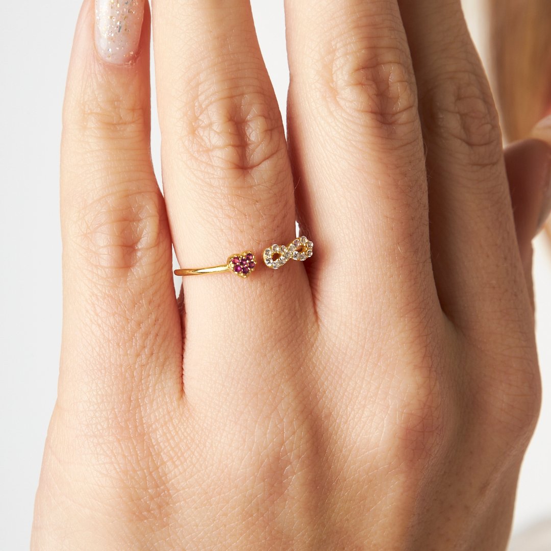 Kalbimin Sonsuz Yüzüğü - 925 GÜMÜŞ