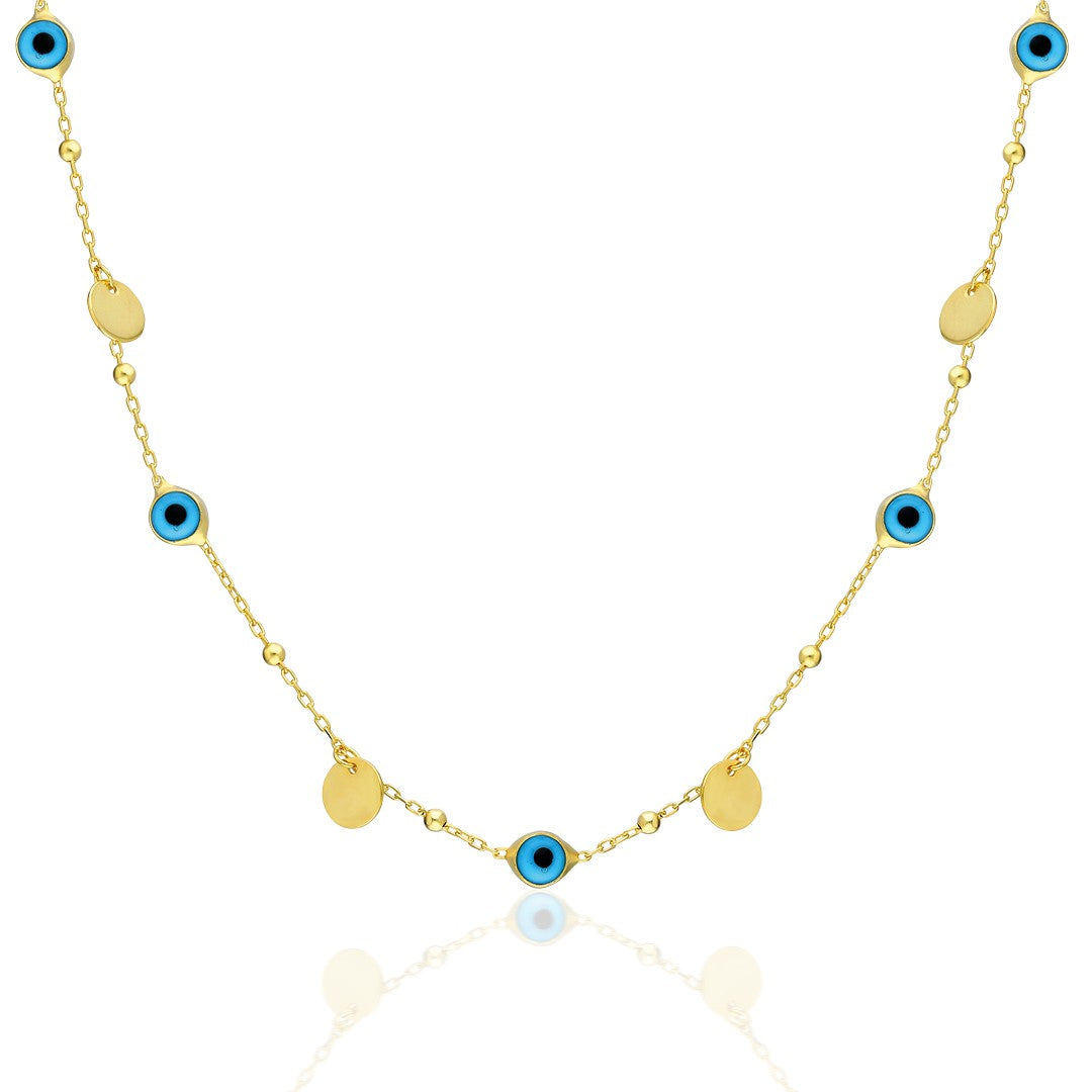 Nazar Damgası Kolye - 925 GÜMÜŞ