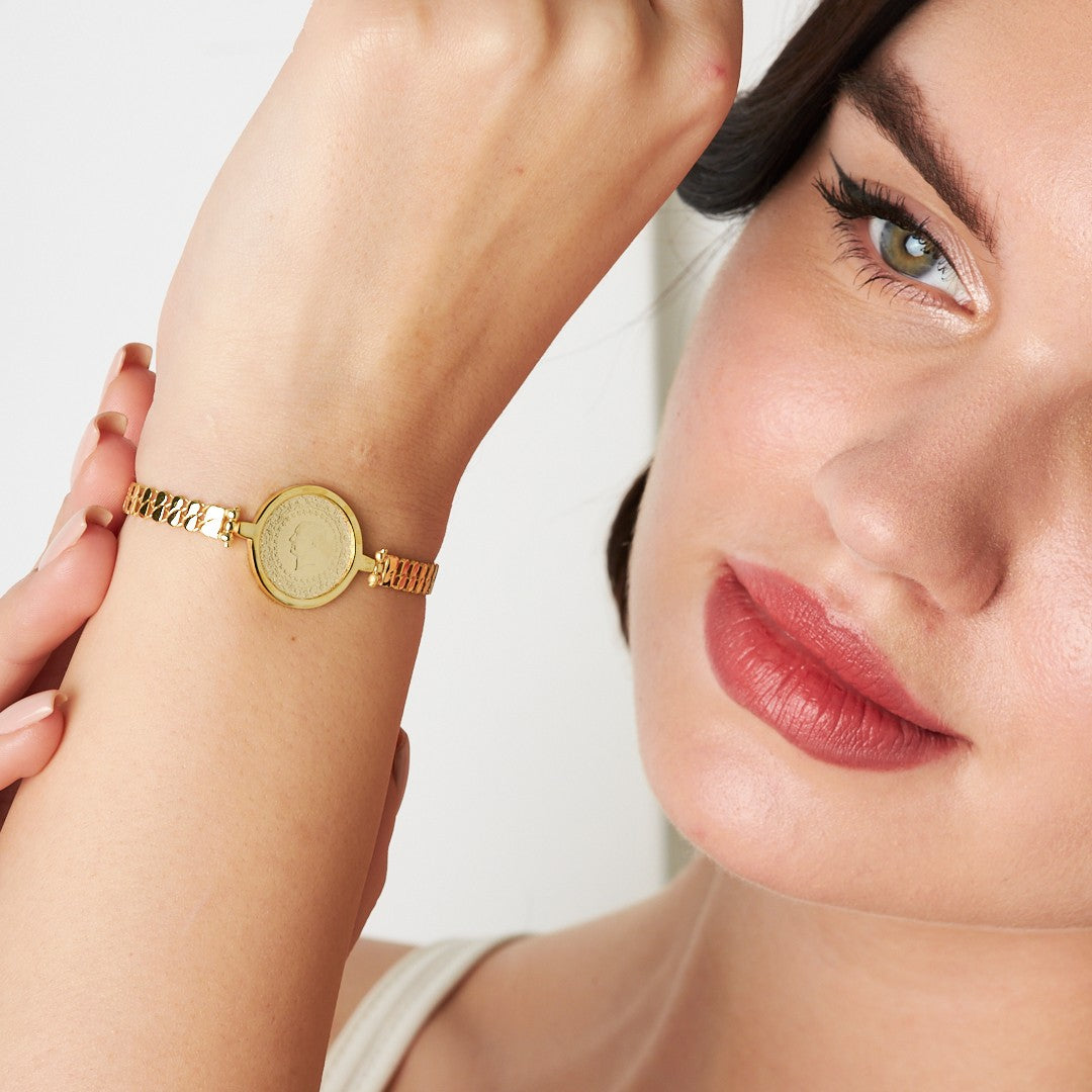 Su Damlası Zincir Bileklik - 925 GÜMÜŞ