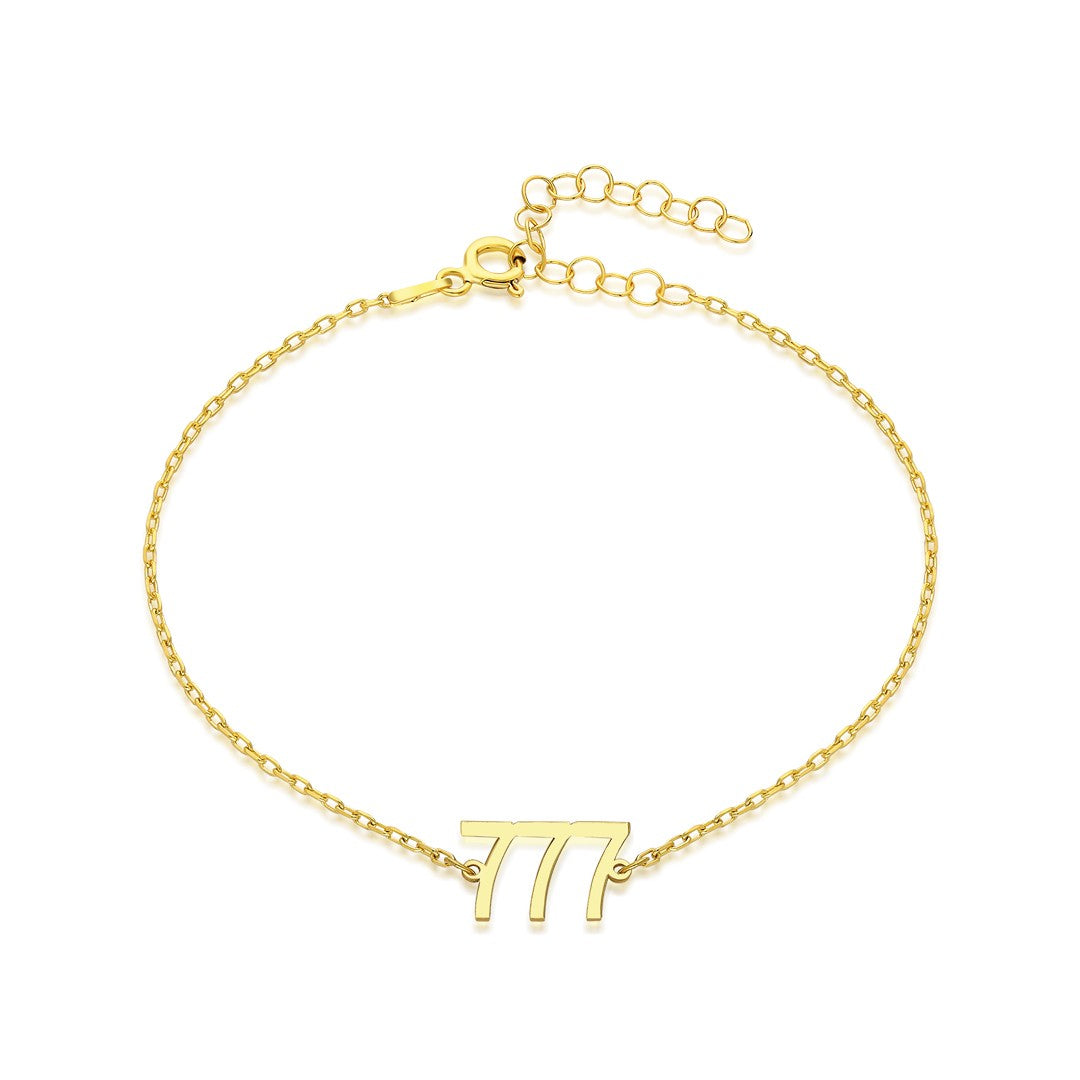 Melek Rakamlı Bileklik - 925 GÜMÜŞ