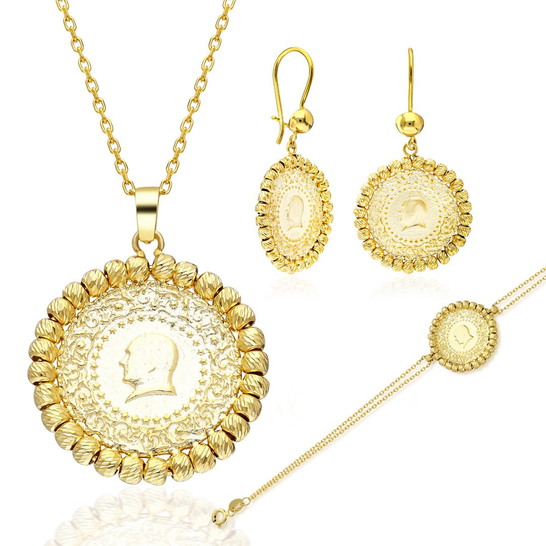 Dorica Çeyrek Set - 925 GÜMÜŞ