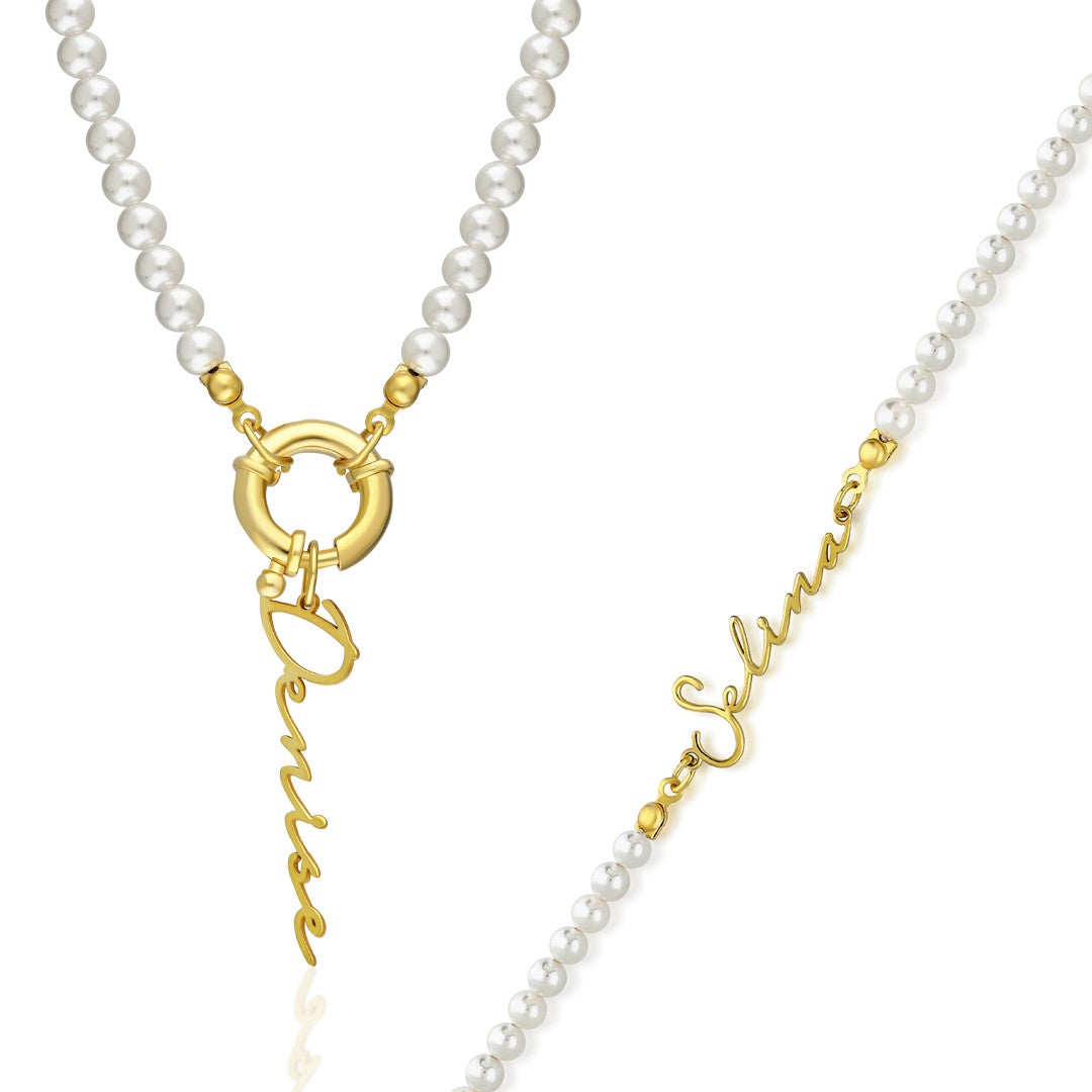 Adlandırılmış İnci Set - 925 GÜMÜŞ