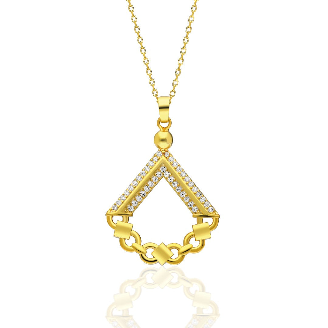 İki Taraflı Yaka - 925 GÜMÜŞ