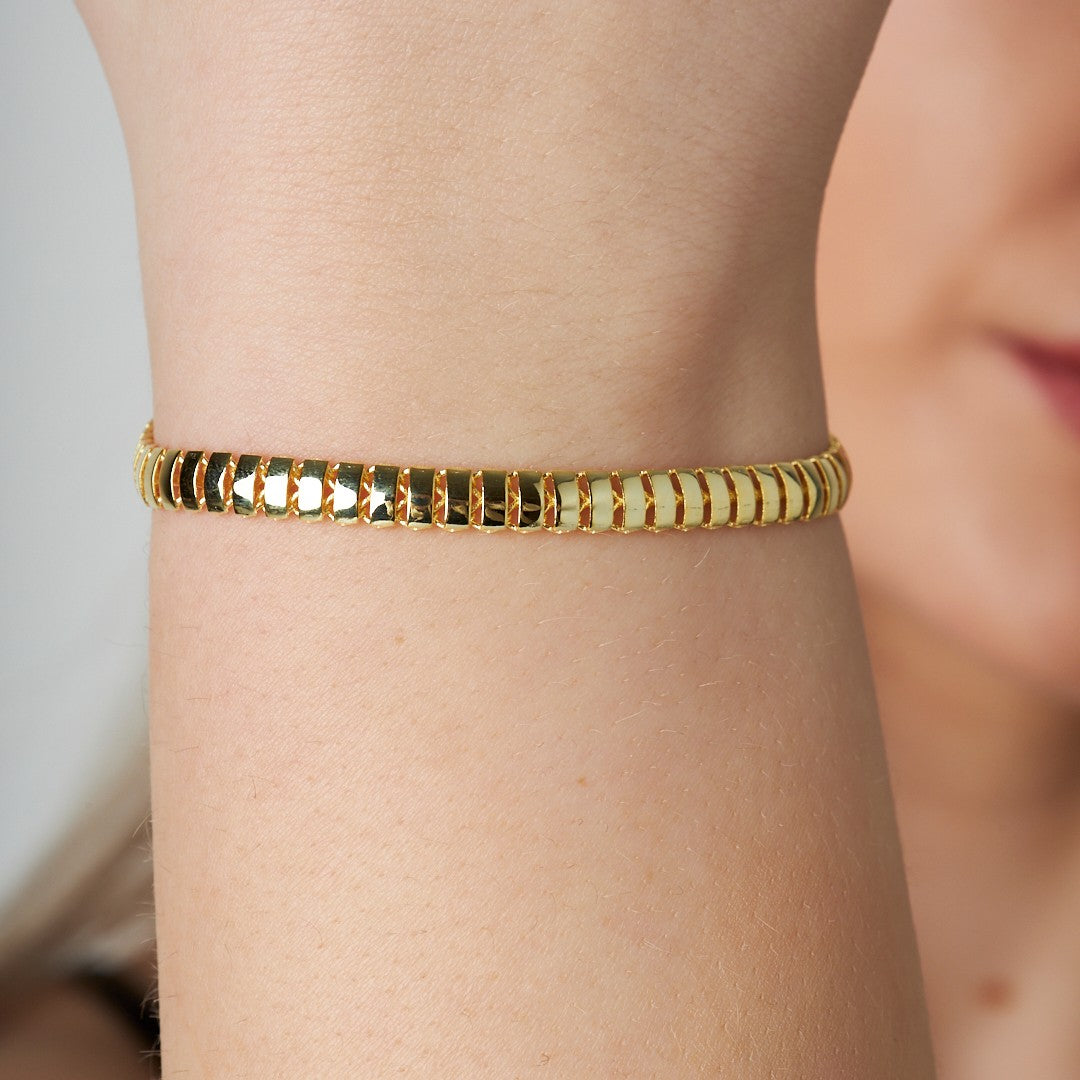 Balıksırtı Bilezik - 925 GÜMÜŞ