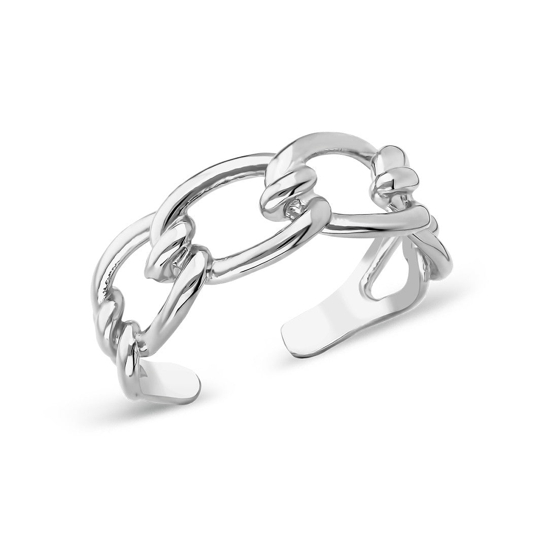 Yaprak Modeli Yüzük - 925 GÜMÜŞ