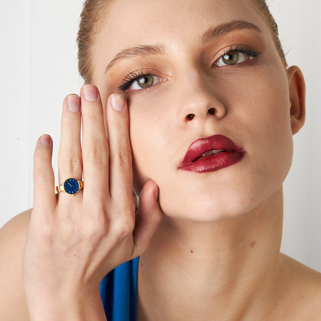 Saatli Yüzük - 925 GÜMÜŞ