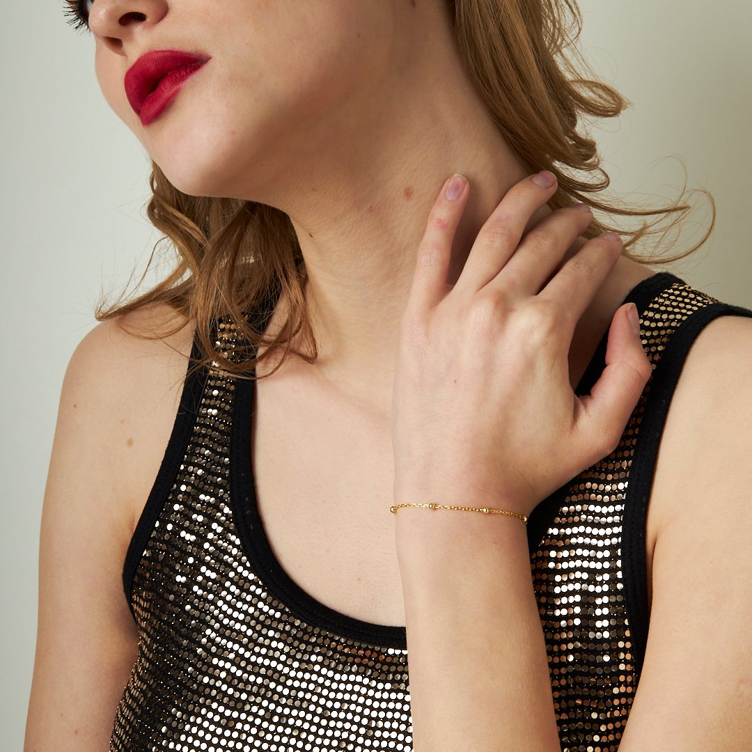 Top Sıra Bilezik - 925 GÜMÜŞ