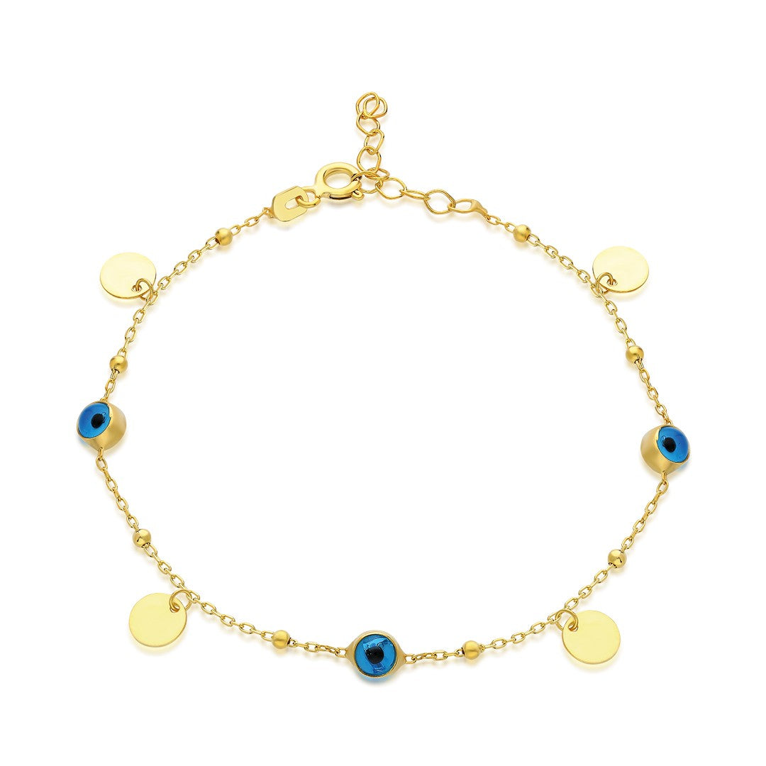 Nazar Pullu Bileklik - 925 GÜMÜŞ