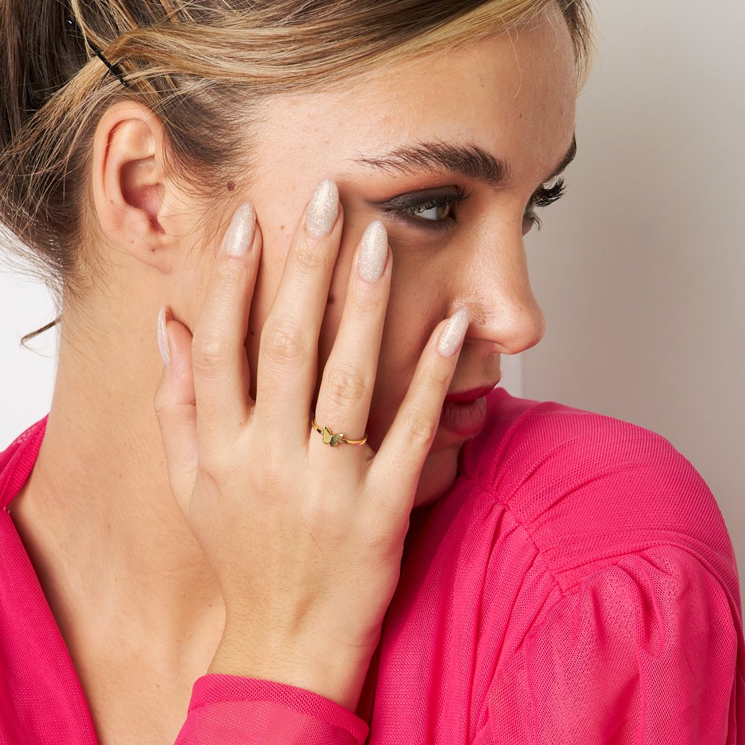 Kelebek Şıklık Yüzük - 925 GÜMÜŞ