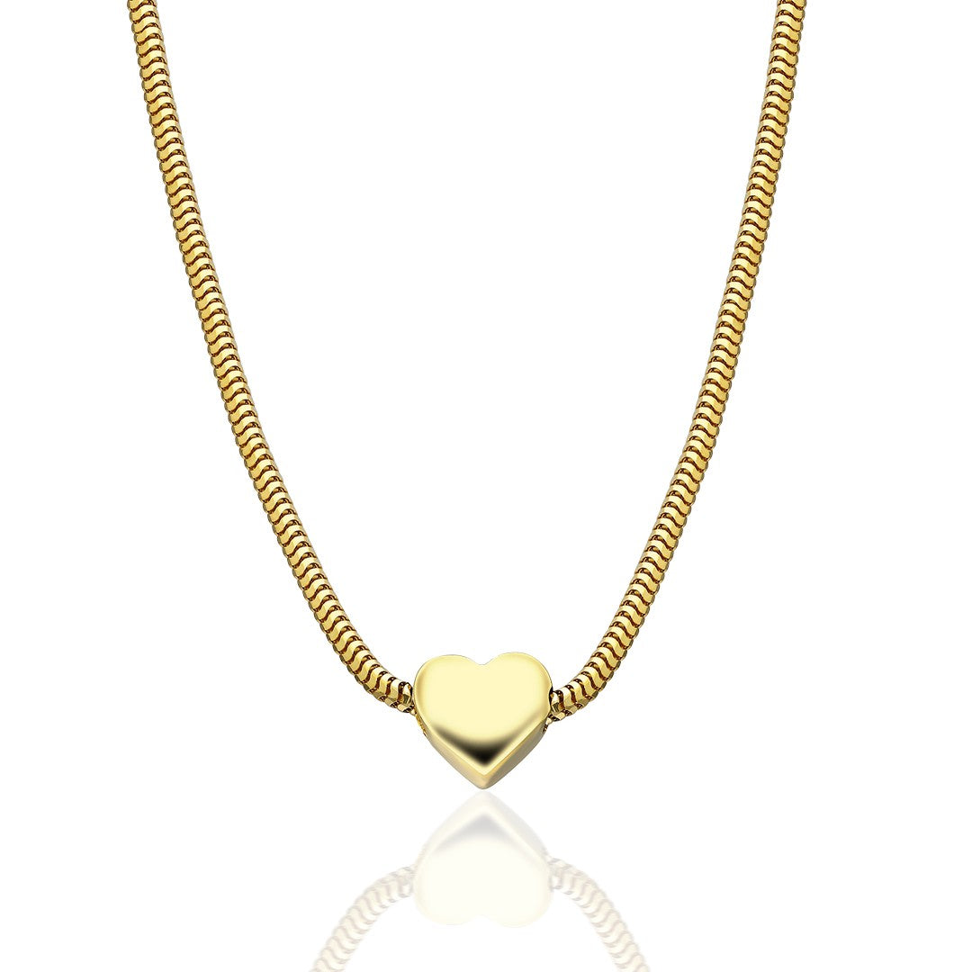 Kalp Zincir Kolye - 925 GÜMÜŞ