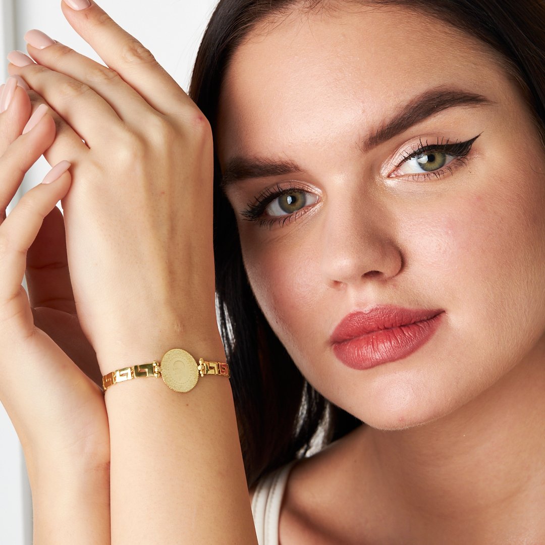 Kral Zincir Model Bileklik - 925 GÜMÜŞ