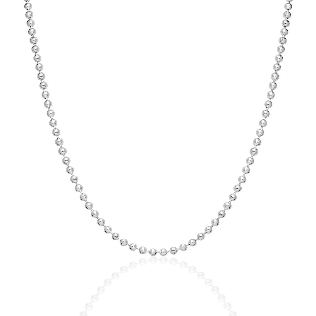 Top Zincir Kolye - 925 GÜMÜŞ