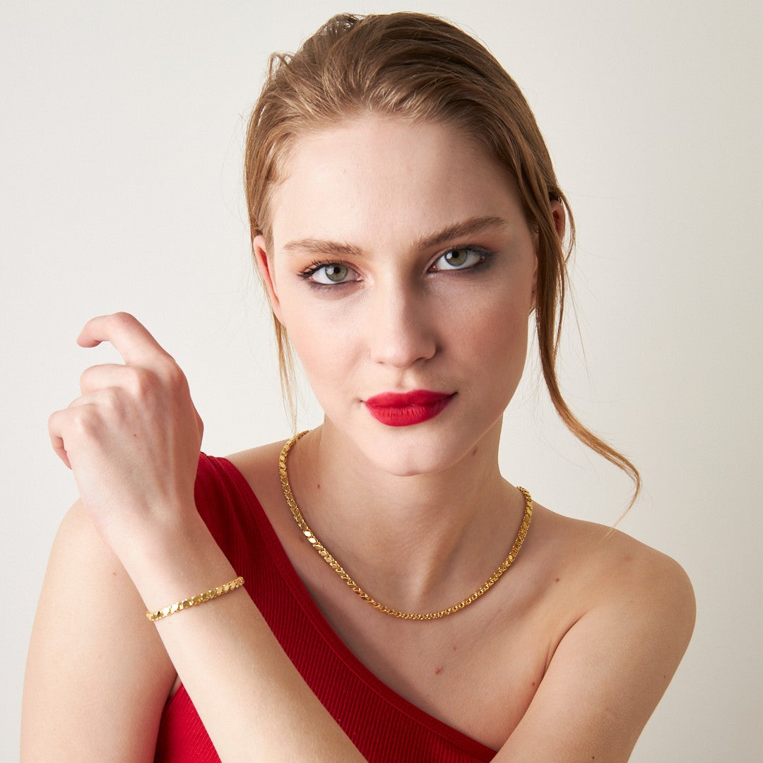 Pullu Zincir Set - 925 GÜMÜŞ