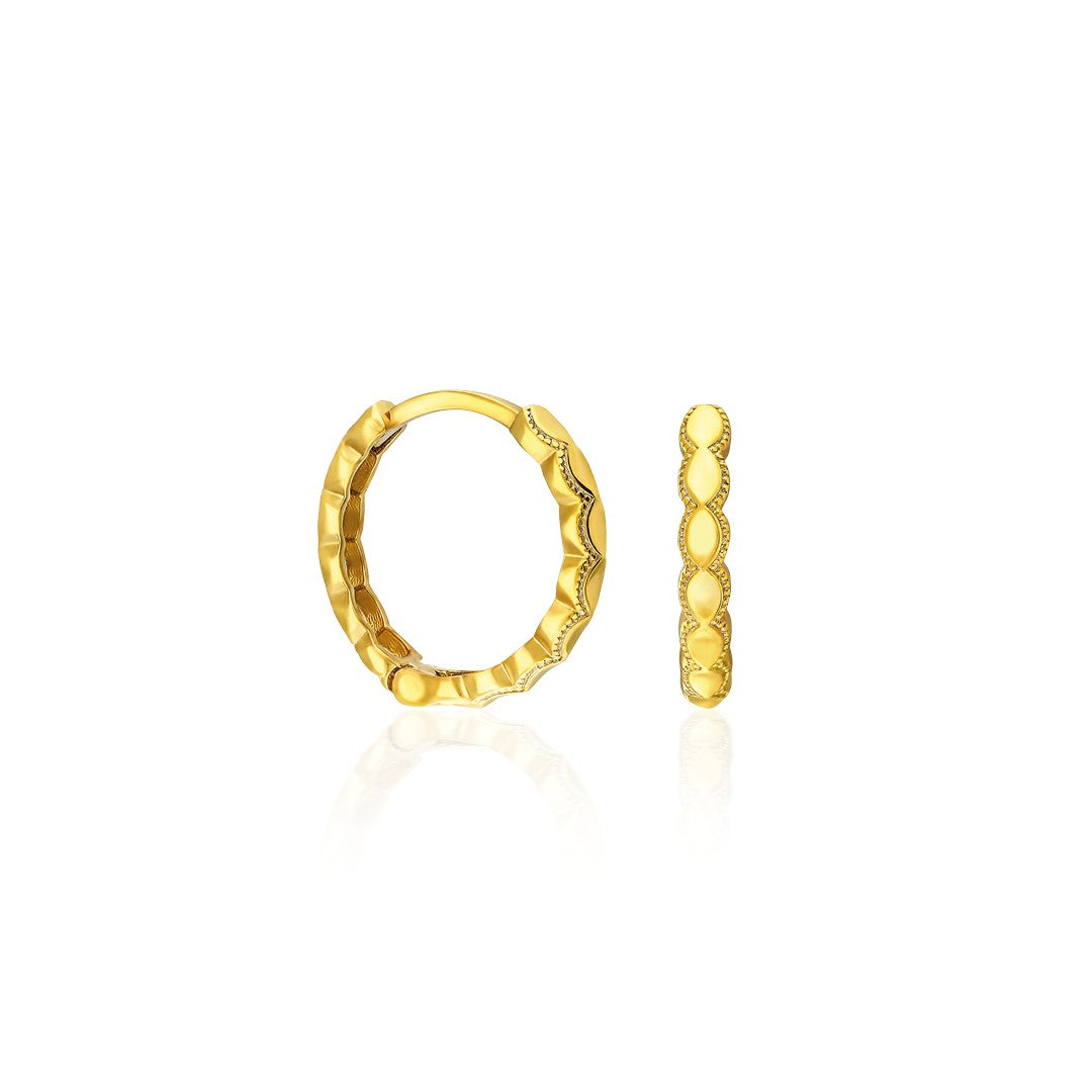 Oval Model Trend Küpe - 925 GÜMÜŞ