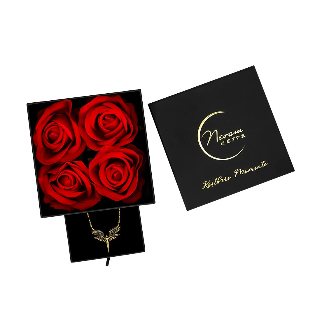 Güllü Mücevher Kutusu - 925 GÜMÜŞ