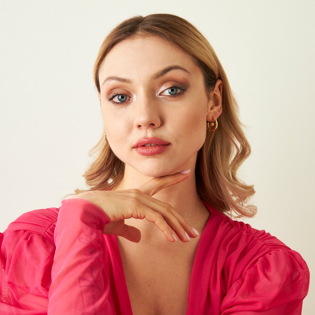 Yuvarlak Çark Küpe - 925 GÜMÜŞ