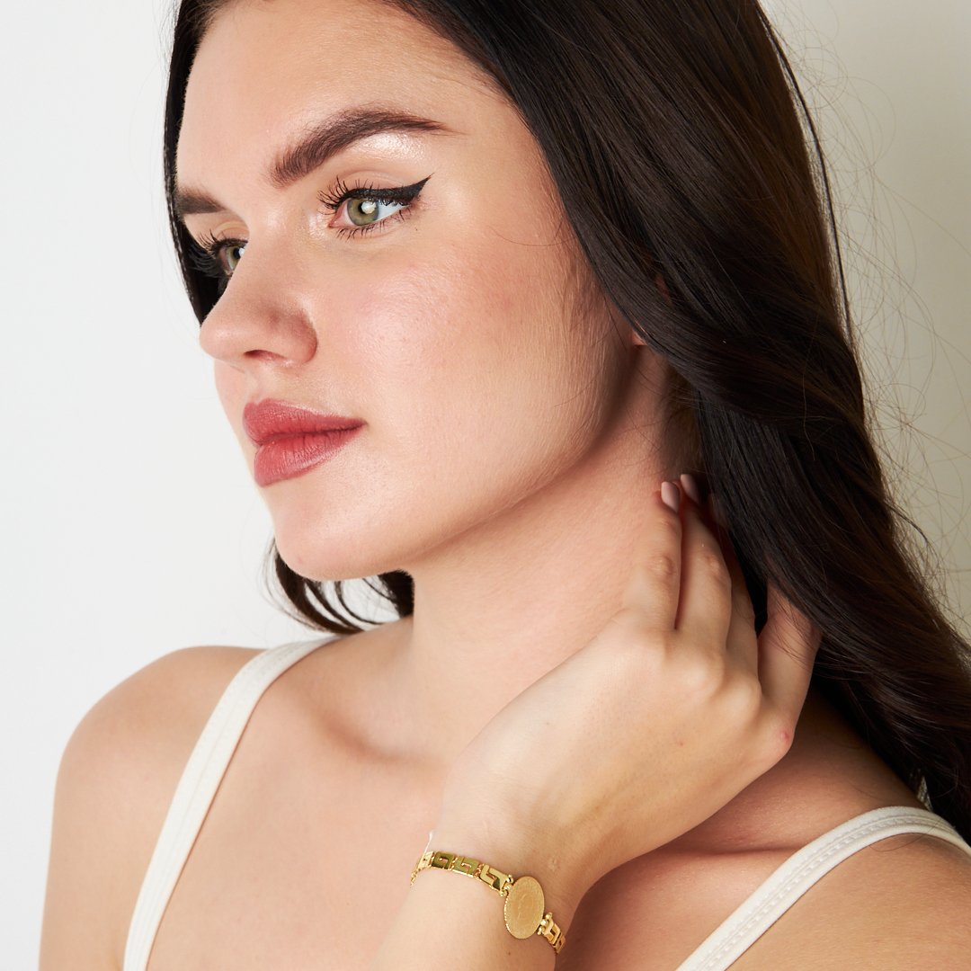 Kral Zincir Model Bileklik - 925 GÜMÜŞ