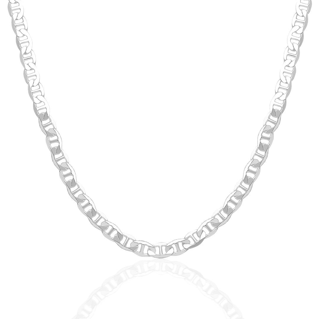 Örme Zincir Kolye - 925 GÜMÜŞ