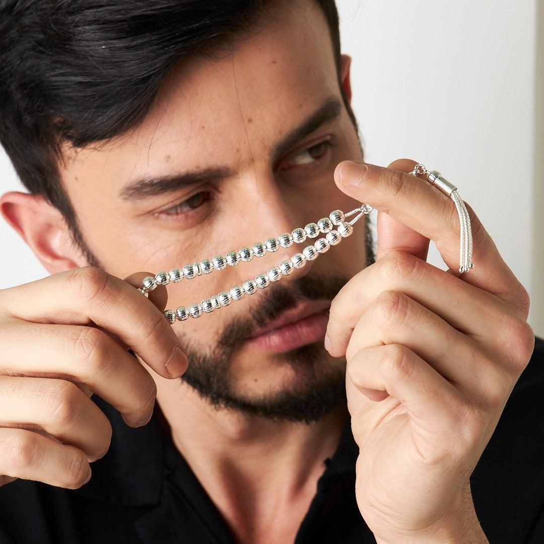 Püskül tespih - 925 GÜMÜŞ