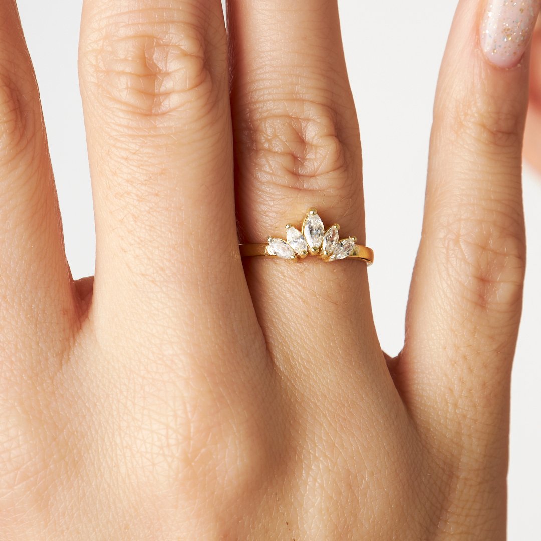 Mekik Taşlı Yüzük - 925 GÜMÜŞ