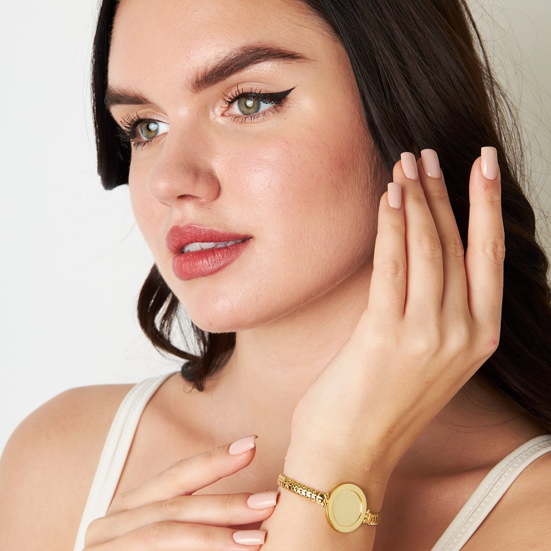 Çeyrek Balıksırtı Zincir Bileklik - 925 GÜMÜŞ