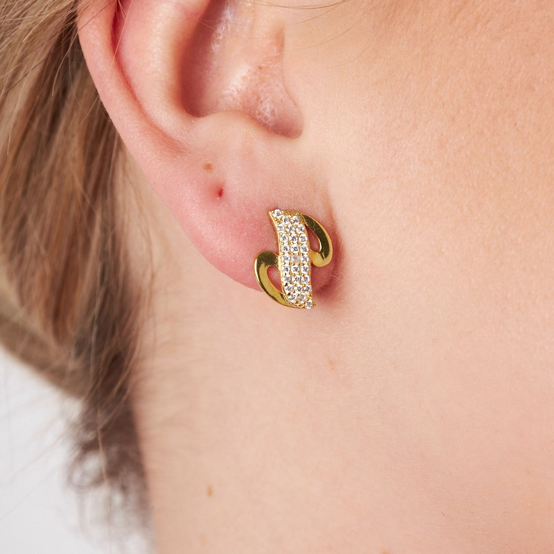 Favori Taşlı Küpeler2 - 925 GÜMÜŞ