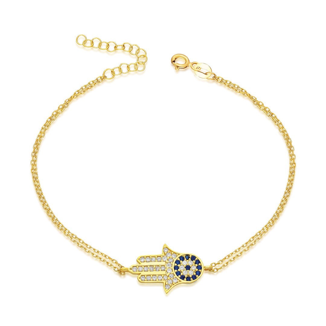 Nazar Fatma Anne El Bilekliği - 925 GÜMÜŞ