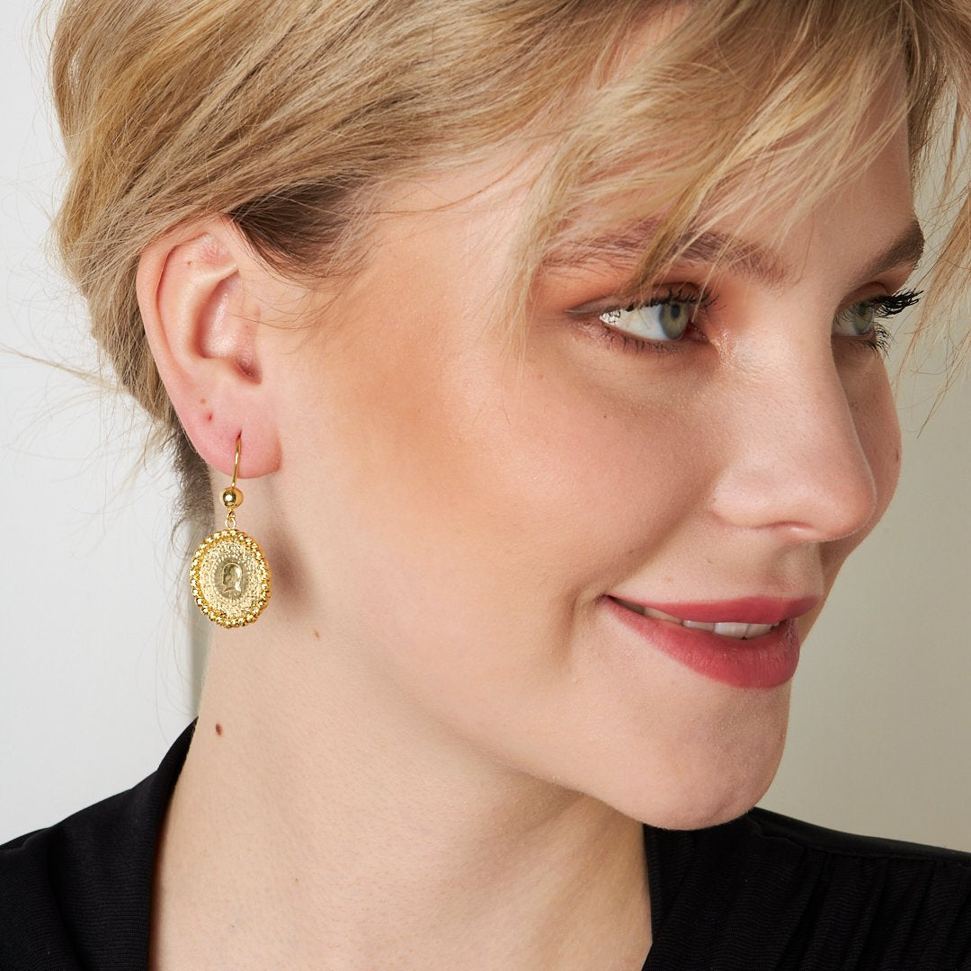 Dorıca Çeyrek Küpe - 925 GÜMÜŞ