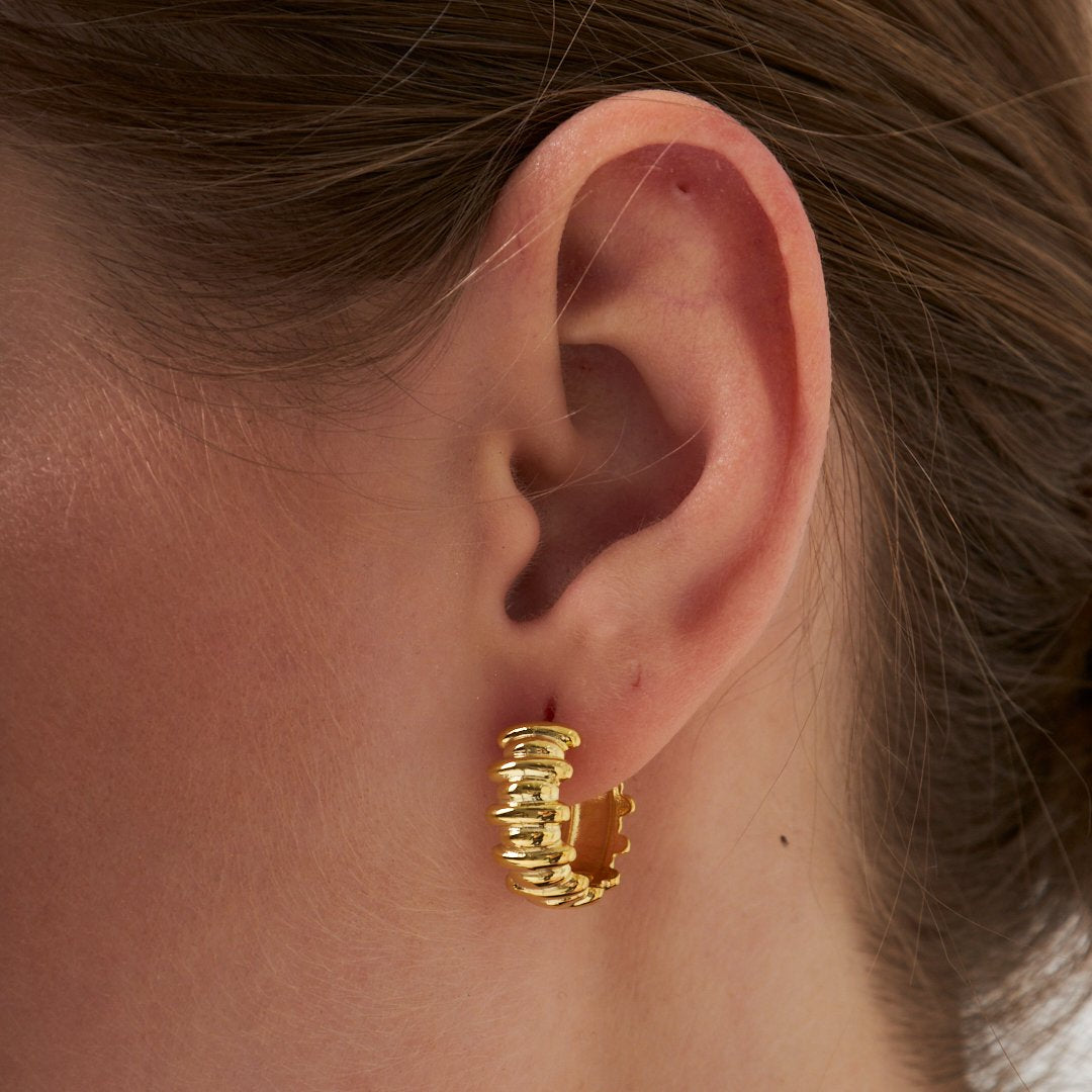 Zikzak Küpeler - 925 GÜMÜŞ