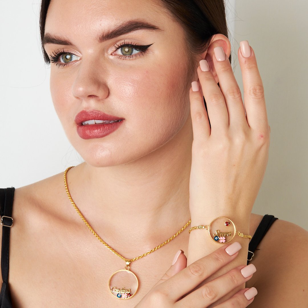 İsimli Çerçeve Set - 925 GÜMÜŞ