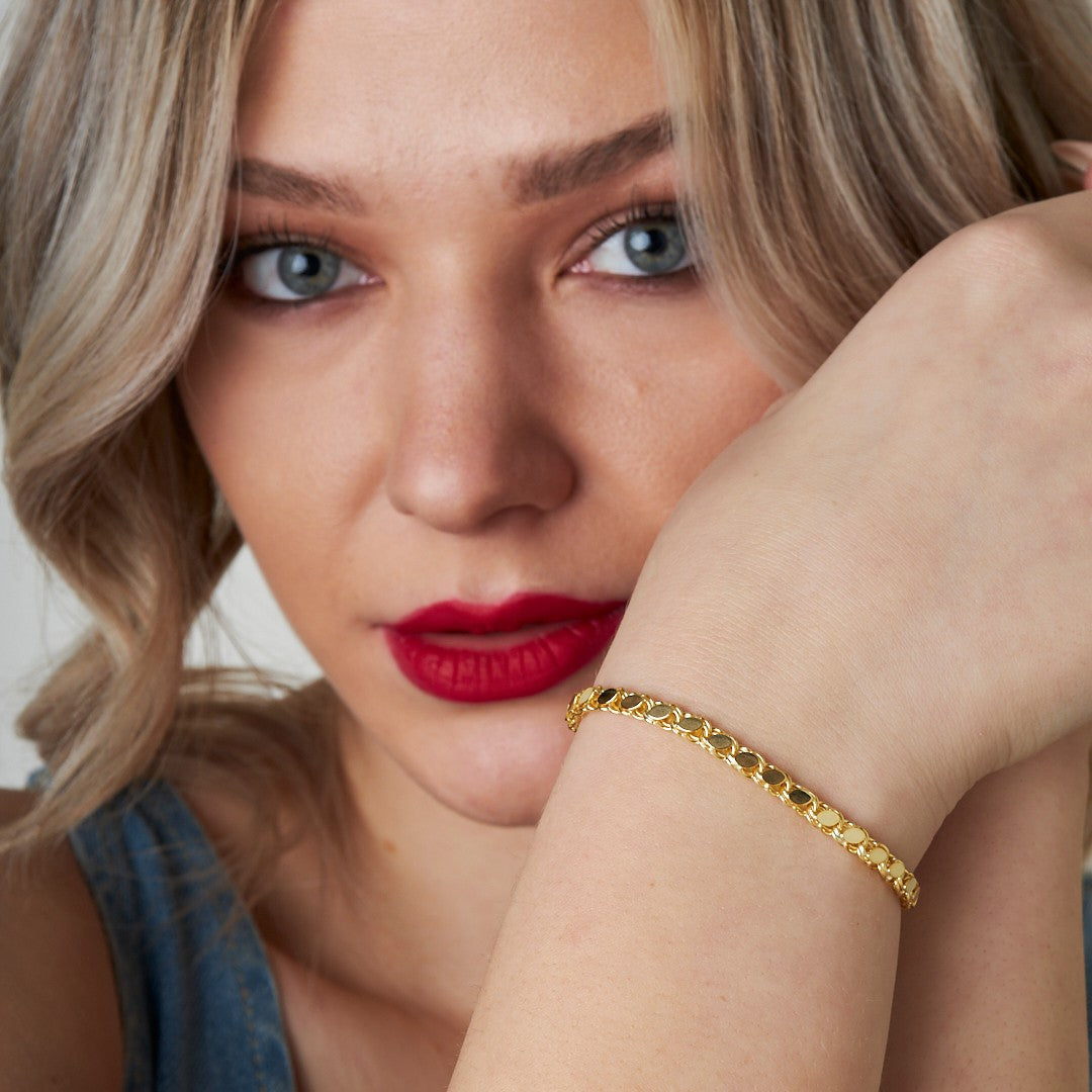 Arpa Bilezik - 925 GÜMÜŞ