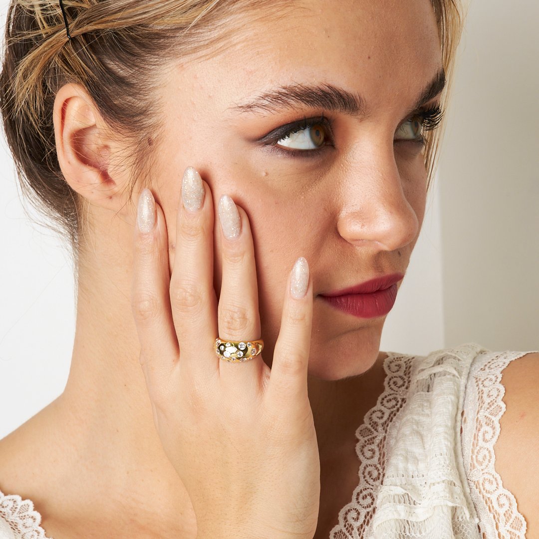 Ardıç Kübik Zirkon Yüzük - 925 GÜMÜŞ