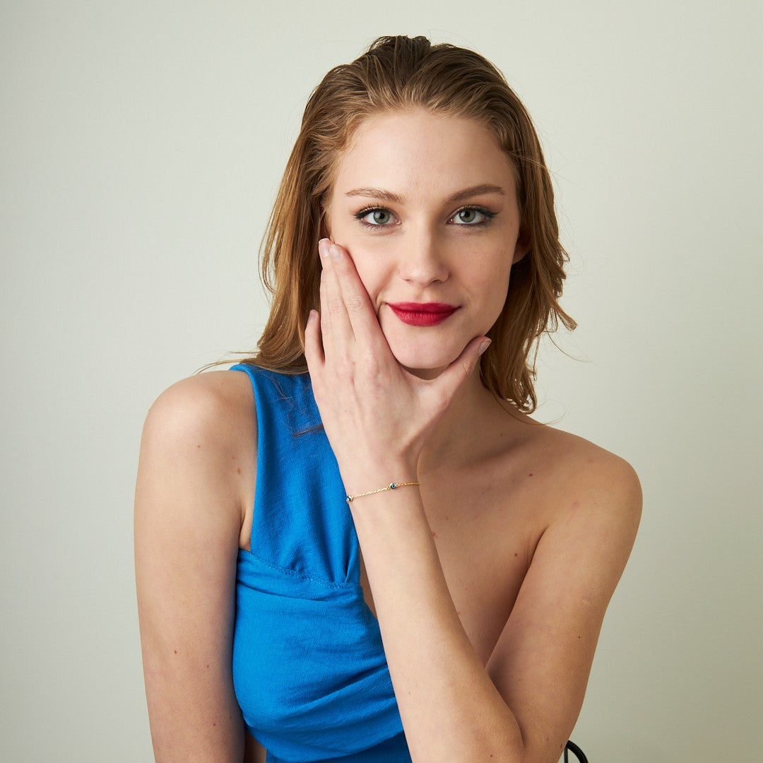 Nazar Boncuklu Bileklik - 925 GÜMÜŞ