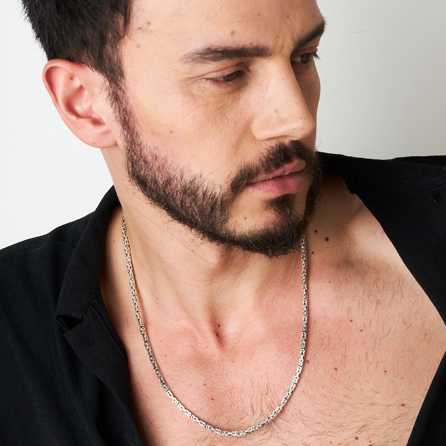 Kral Zincir Kolye - 925 GÜMÜŞ