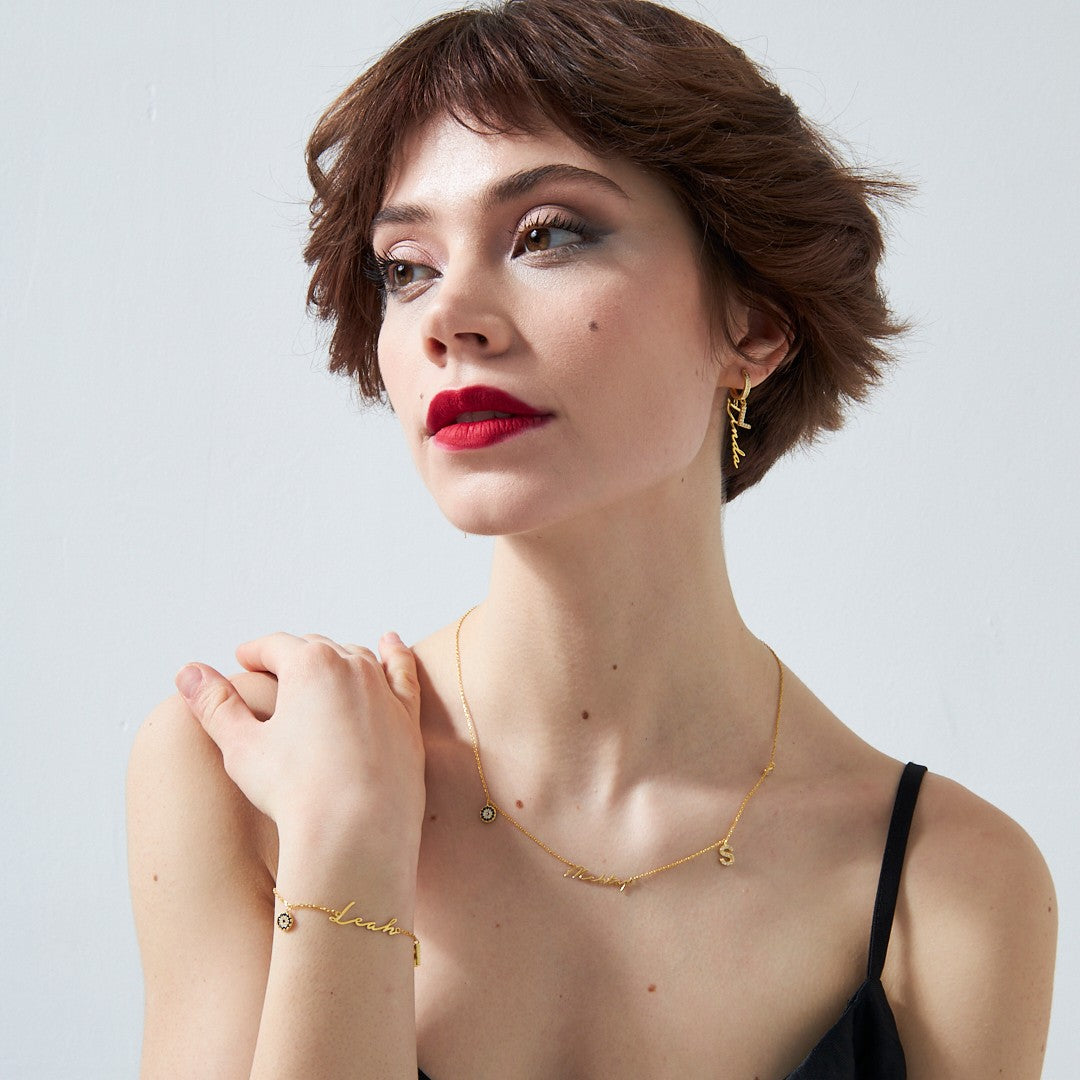 Adlandırılmış Harfler Seti - 925 GÜMÜŞ