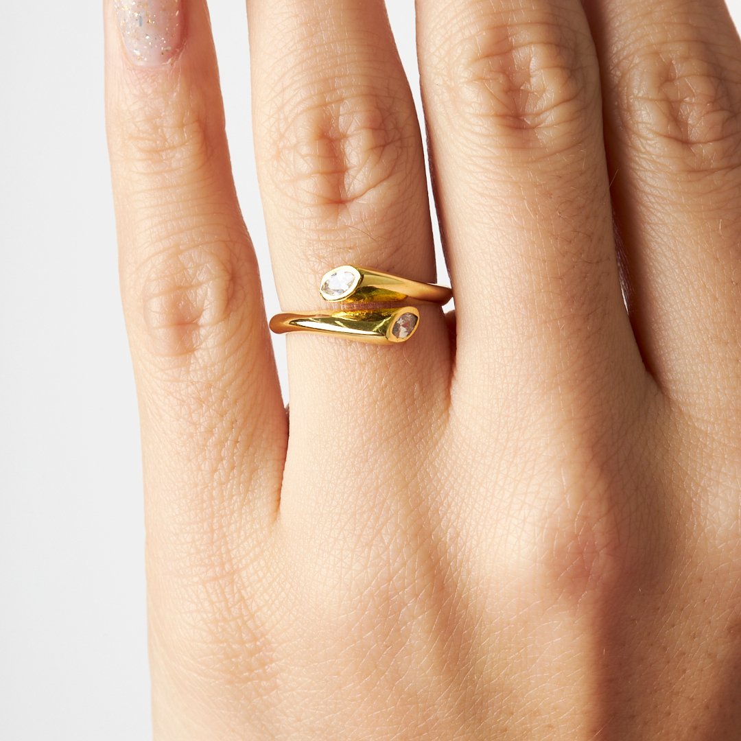 Clara Zirkon Yüzük - 925 GÜMÜŞ