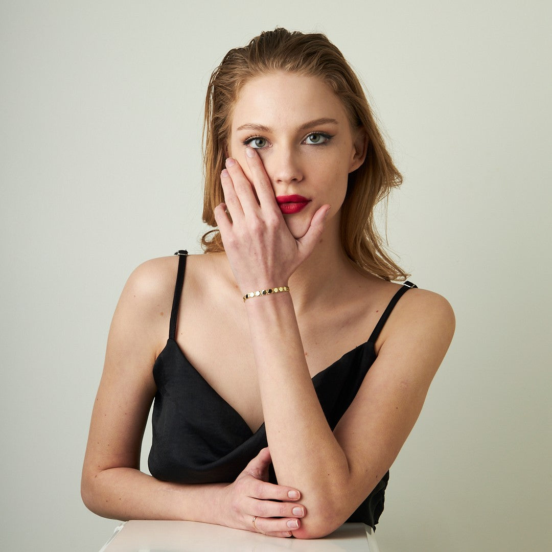 Yuvarlak Zincir Bilezik - 925 GÜMÜŞ