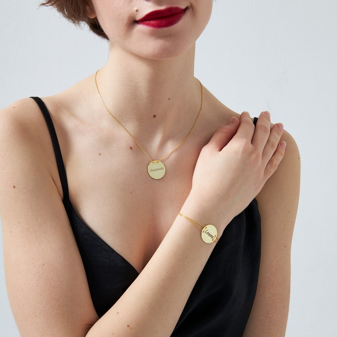 İsimli Plaka Seti - 925 GÜMÜŞ