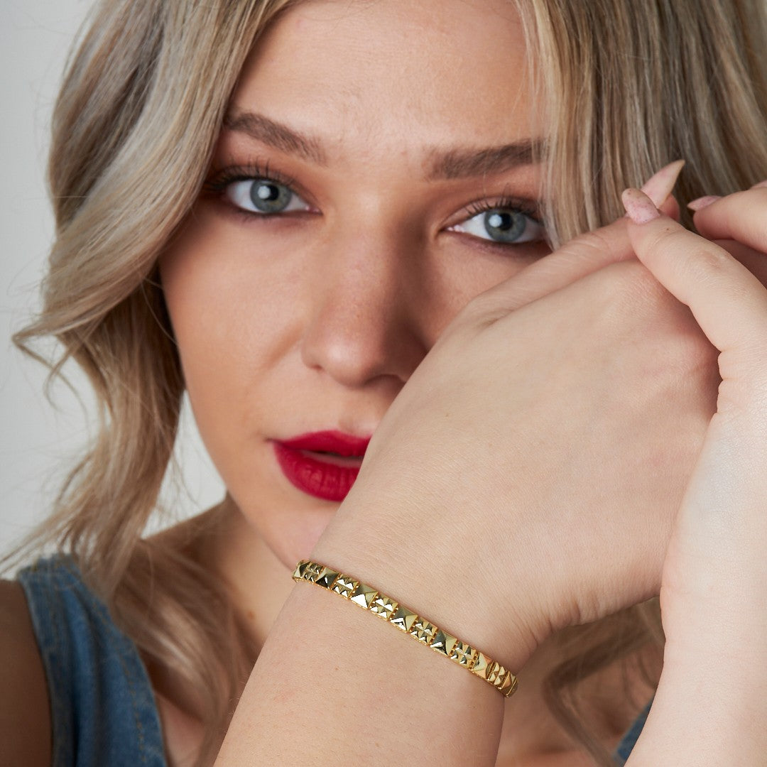 Kabuk Şeklinde Bilezik - 925 GÜMÜŞ