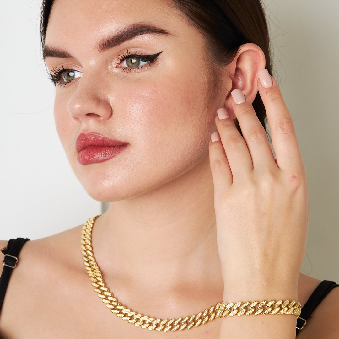 Taşlı Kalın Gurme Set - 925 GÜMÜŞ